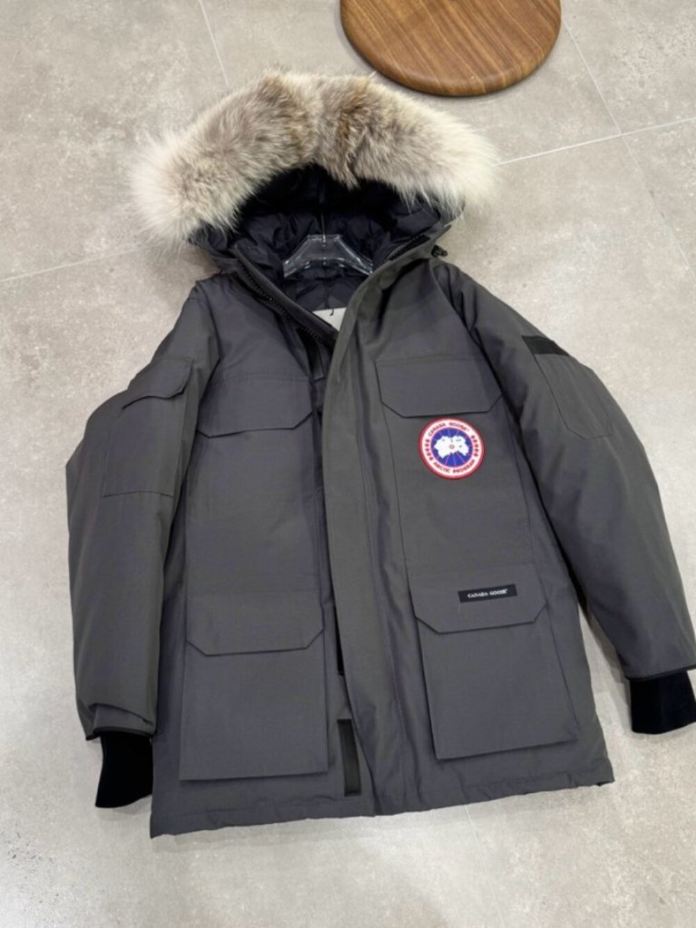 Canada Goose Graphite Expedition Fur Hood Parka Jacket